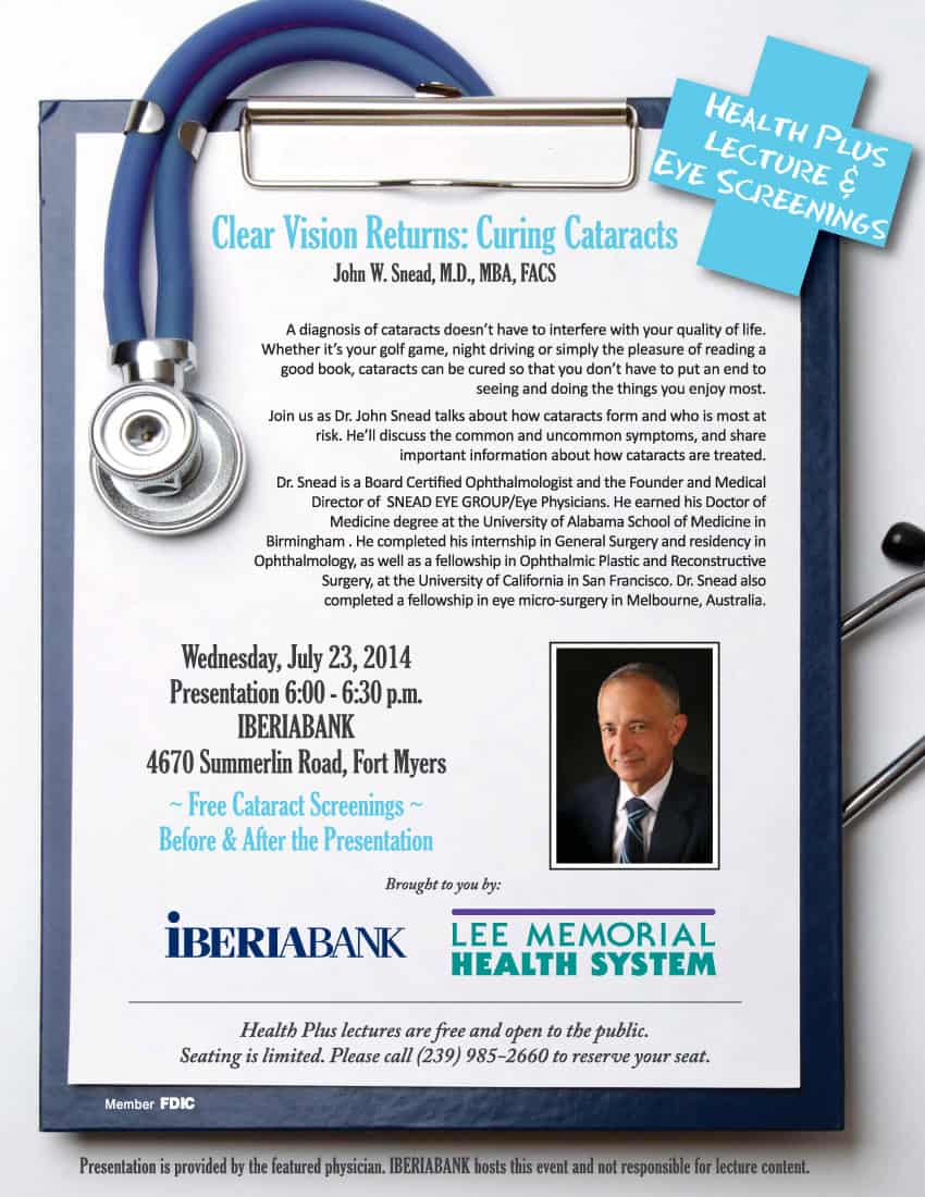 Curing Cataracts – Featuring Dr. John W. Snead of the SNEAD EYE Group