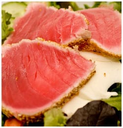 Seared tuna