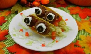 Halloween eyeball tacos recipe