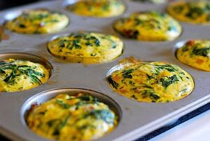 Holiday egg frittatas
